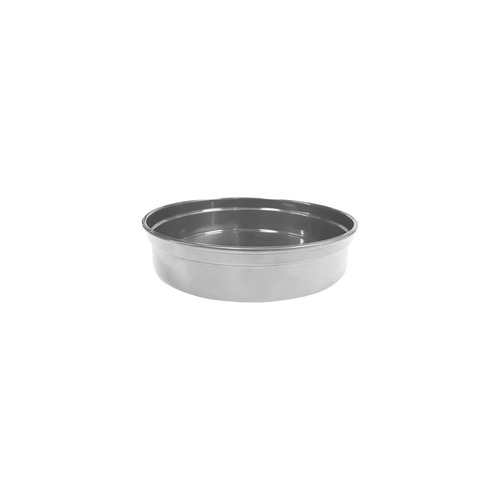 Round Bar Tray Aluminium Silver 240x50mm