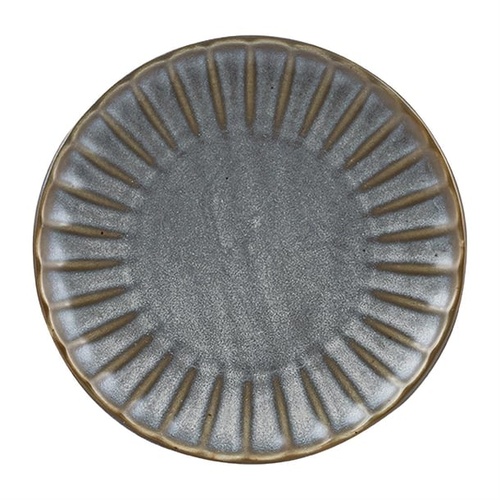 Moda Chic Scalloped Round Plate 205mm