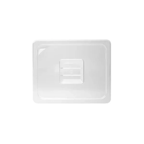 Polycarbonate Food Pan Cover Clear 1/3 Solid 