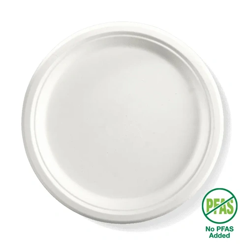 10" Round Bamboo Plate 50pk