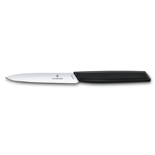 Victorinox Paring Knife 10cm Pointed Blade, Black