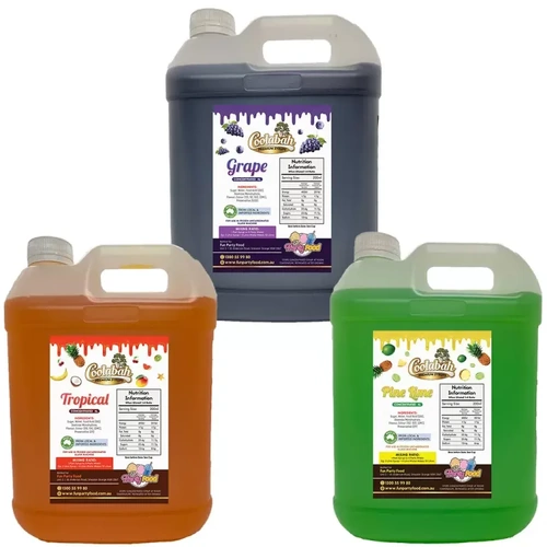 Slushie Syrup Raspberry 4LT