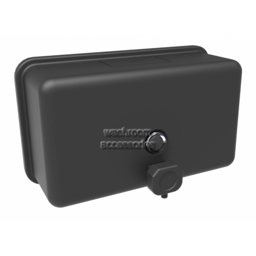 Black Stainless Soap Dispenser Horizontal