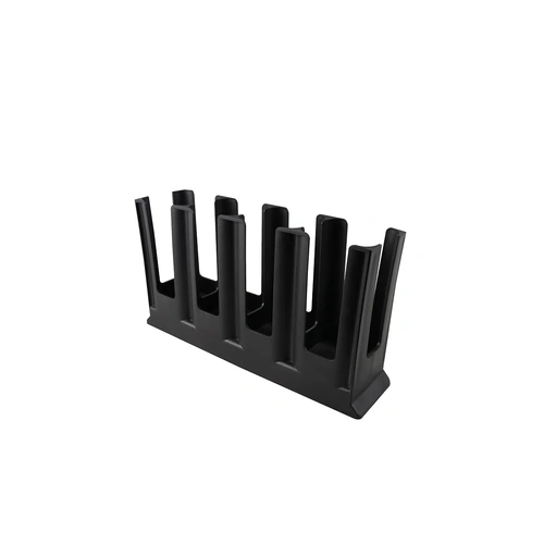 Chef Inox 4-Compartment Horizontal Cup Organiser Black