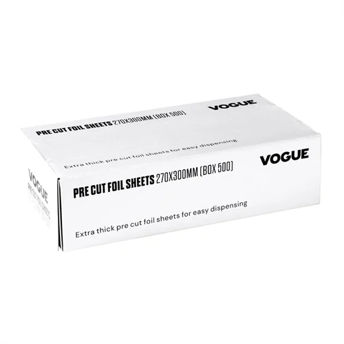 Vogue Aluminium Foil Sheets 270x300mm (Pack of 500)