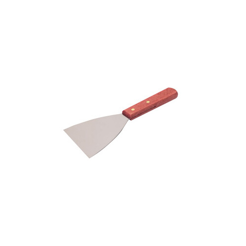 Pan Scraper - Stainless Steel with Wood Handle