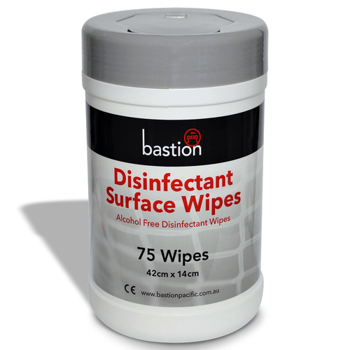 Bastion Disinfectant Surface Wipes 42x14cm - 75 sheets