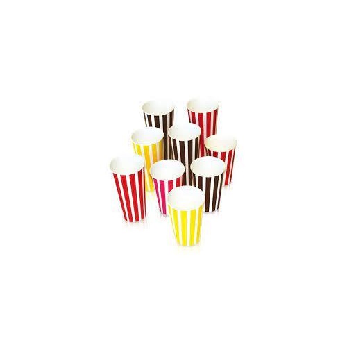 24oz Candy Stripe milkshake cup pk25