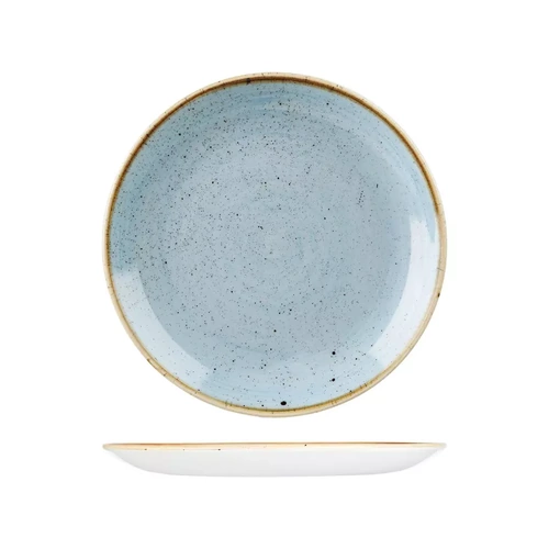 Churchill Stonecast Duck Egg Round Plate Coupe 260mm
