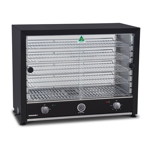 Roband PMB100L Black Pie oven with light and single side door