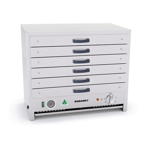 Roband 80DT Pie Oven S/S 6 drawer
