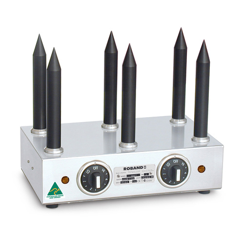 Hot Dog Unit & Bun Warner M6T Six Spikes Non Stick