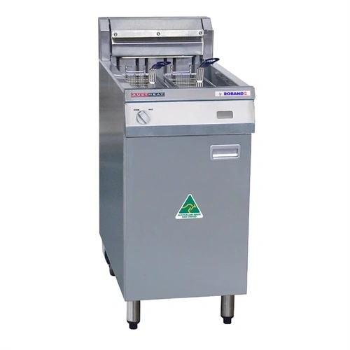 Austheat AF812 Freestanding Electric Fryer Single Pan Two Baskets 33Ltr