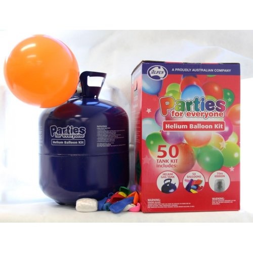 Helium Balloon Kit - 50 balloons