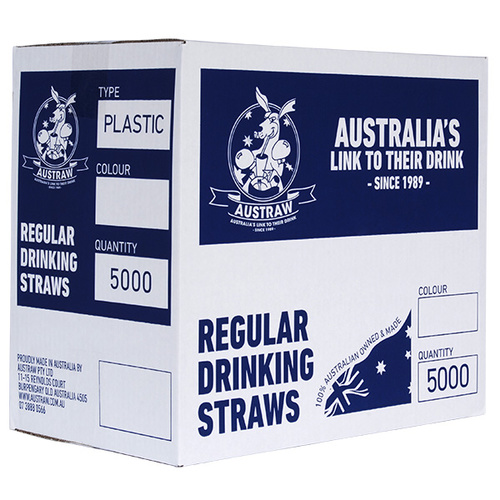 Australian Regular Straw Clear