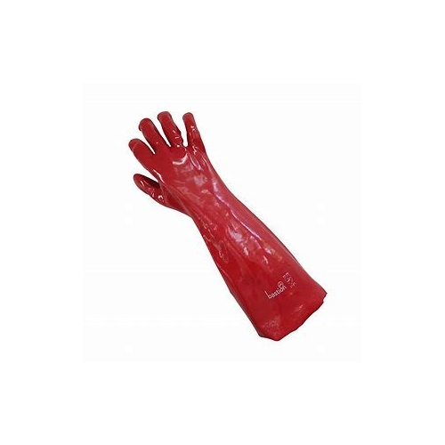 Bastion PVC Gloves 45cm Red XL
