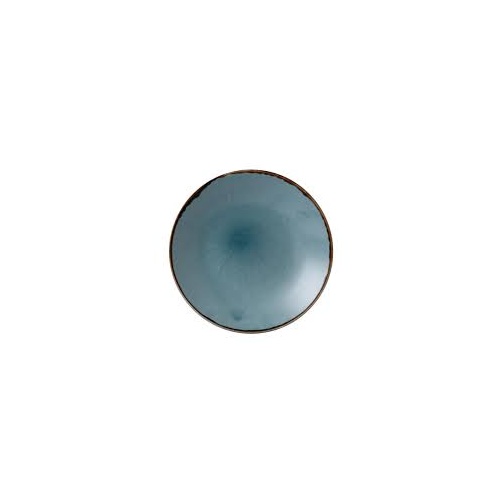 Dudson Harvest Blue Deep Coupe Plate 28.1cm