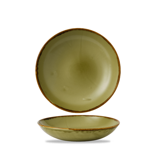 Dudson Harvest Green Coupe Bowl 24.8cm