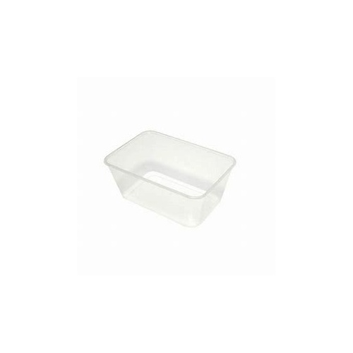 750ml Plastic Rectangle Container 50 Sleeve