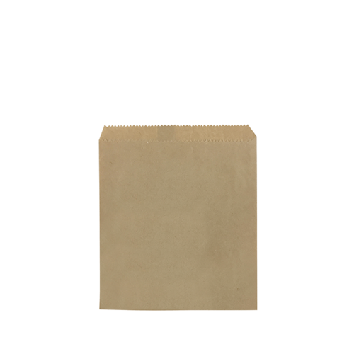 Paper bag Brown Flat 1SQ X 500