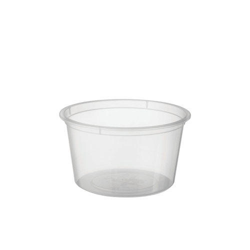 Micro-ready Small Round Takeaway Containers 120ml 50Pk