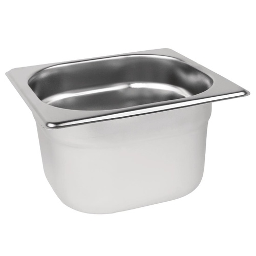 Chef Inox Anti Jam Steam Pan 1/6 Size 100mm