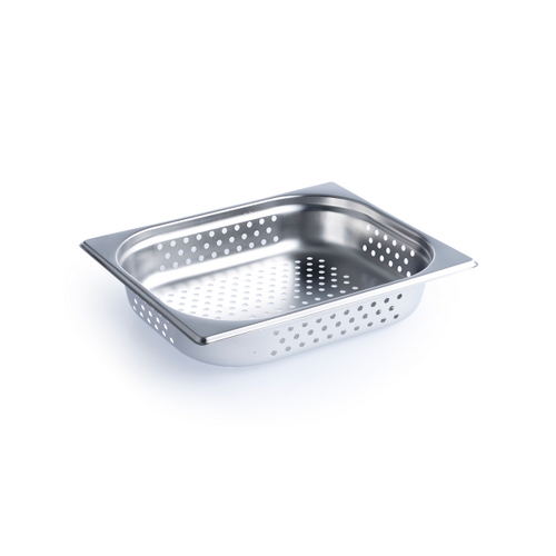 Chef Inox Anti Jam Steam Pan 1/2 Size 65mm Perforated