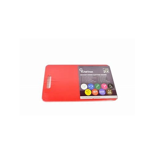 Chef Inox Red Cutting Board 230 x 380mm