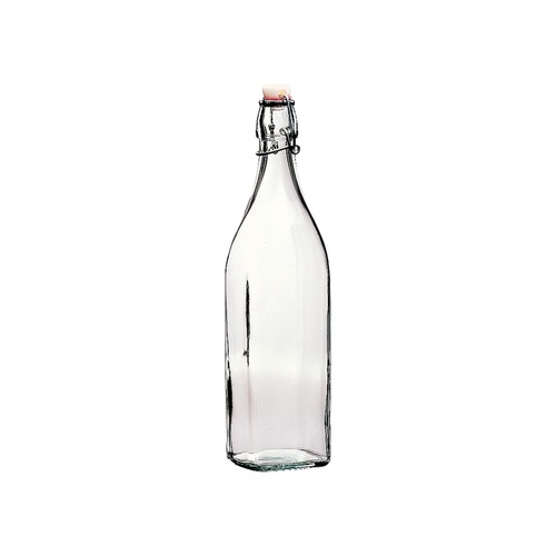 Swing Bottle 1LT White Top Glass