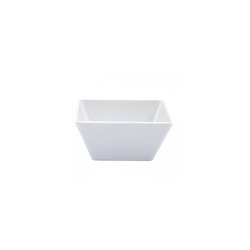 White Melamine Square Bowl 90x90x55mm