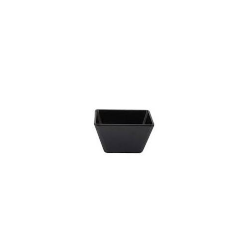Black Melamine Square Bowl 90x90x55mm