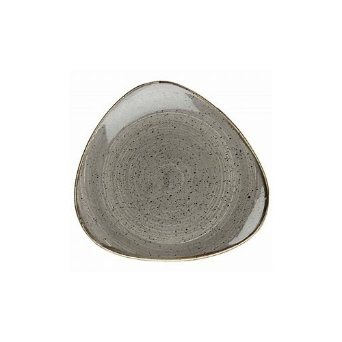 Churchill Stonecast Peppercorn Triangle Plate 265mm