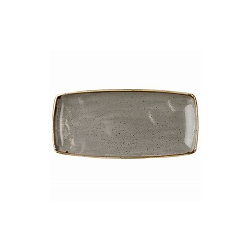 Churchill Stonecast Peppercorn Oblong Plate 350mm