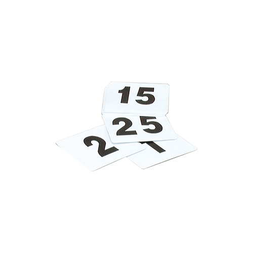 Trenton Table Numbers Black On White 1-50