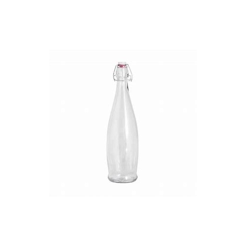 Trenton Modern Glass Water Bottle Clear 1000ml