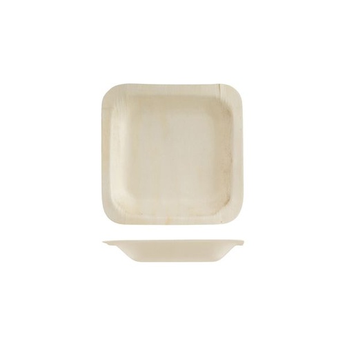 Bio Wood Square Plate 115x115mm 10pk