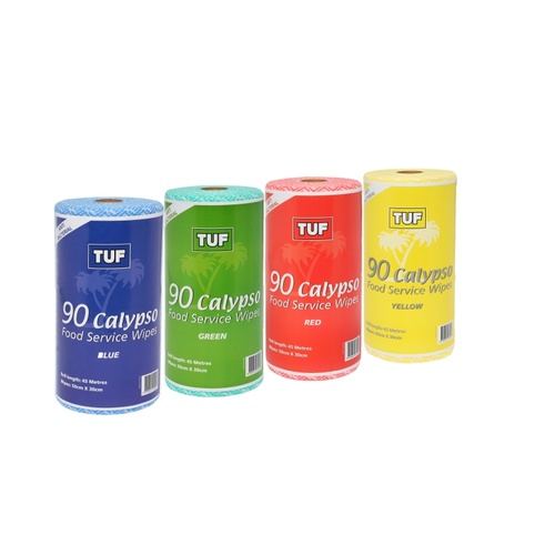 Tuf Calypso Wipes Red 500mm x 300mm