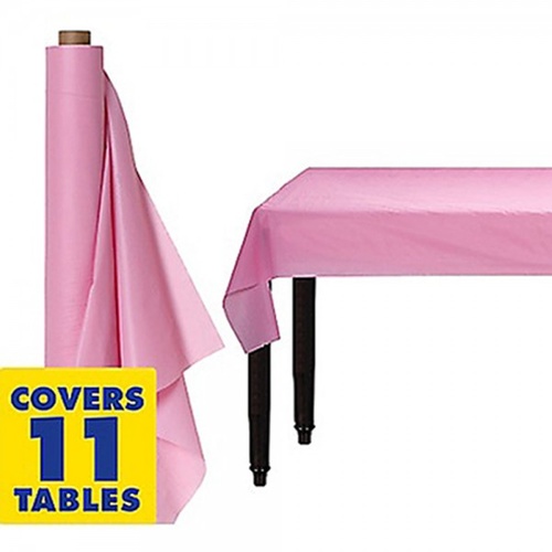 Plastic Table Cover Pink 1.22m x 30.48m