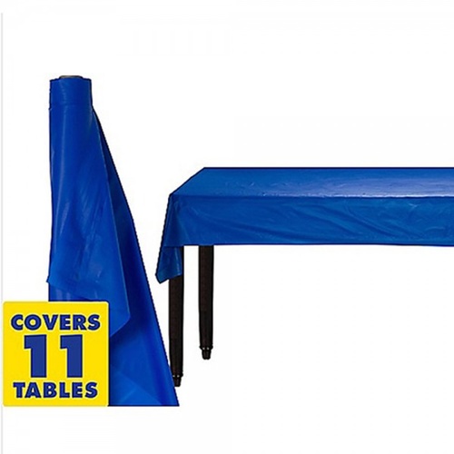 Plastic Table Cover Blue 1.22m x 30.48m