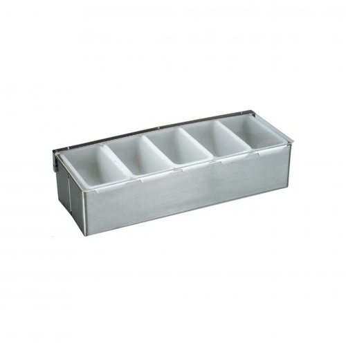 Condiment Dispenser-S/S 6-Comp
