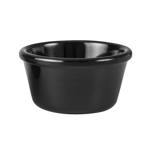 Ramekin - Melamine Black 120ml