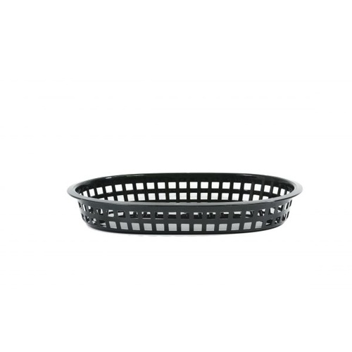 Coney Is-Plastic Serving Basket Rect Black