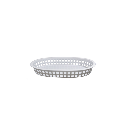 Coney Is-Plastic Serving Basket Rect White